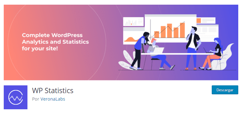 contador de visitas wordpress wp statistics