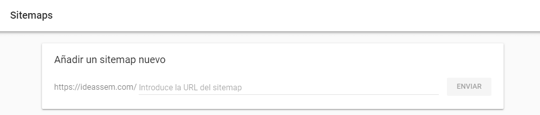 crear sitemap online enviar GWT