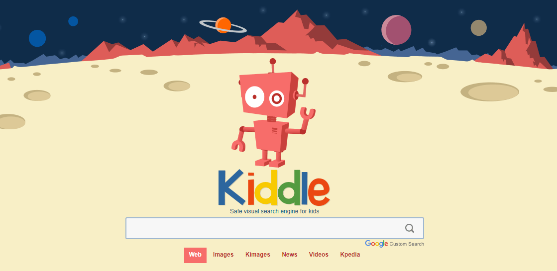buscadores de internet niños kiddle