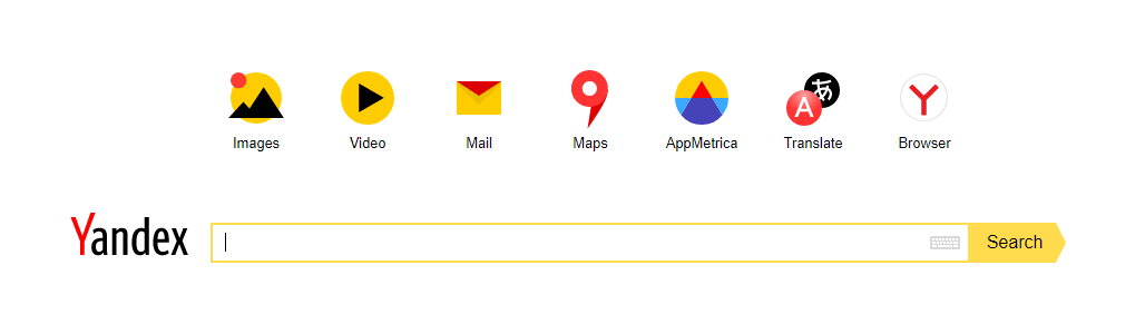 buscadores de internet yandex